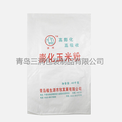 膨化玉米粉饲料袋